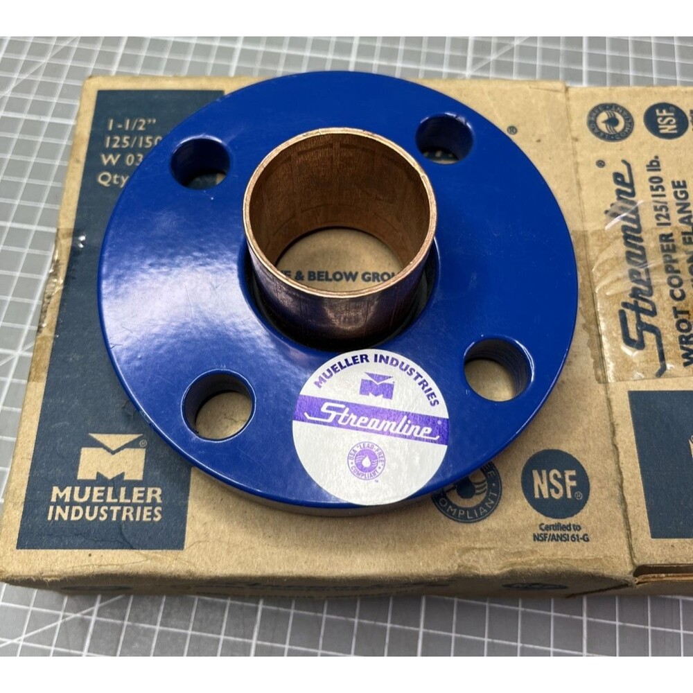 Mueller Streamline W 03907NL WF-150 Class 150   Copper Companion Flange